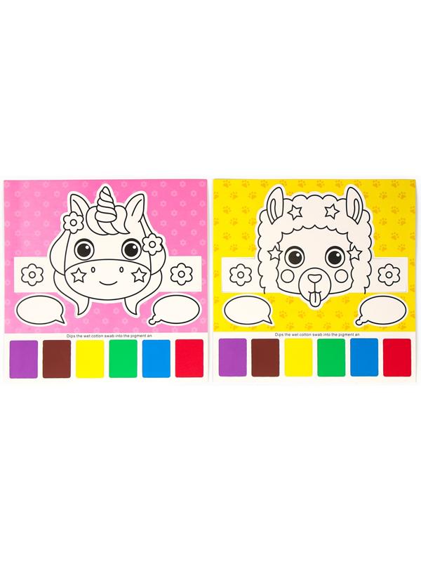 Водная раскраска «Маска», 2 шт., кисточка, виды МИКС