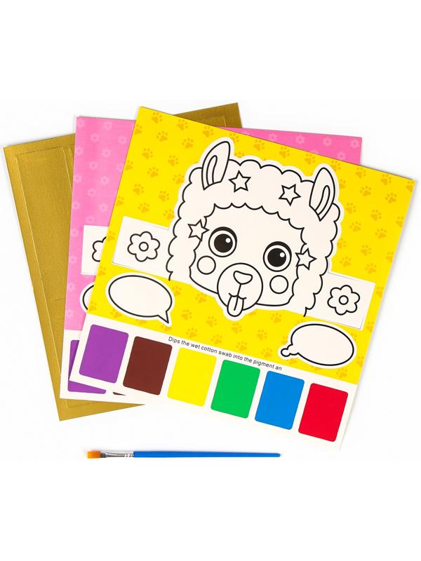 Водная раскраска «Маска», 2 шт., кисточка, виды МИКС