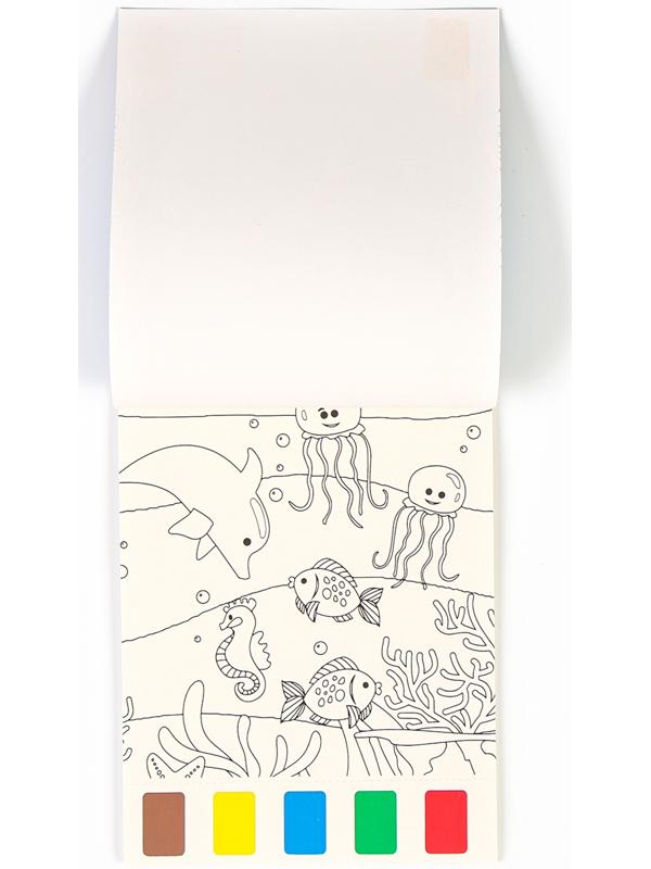 Водная раскраска, кисточка, виды МИКС