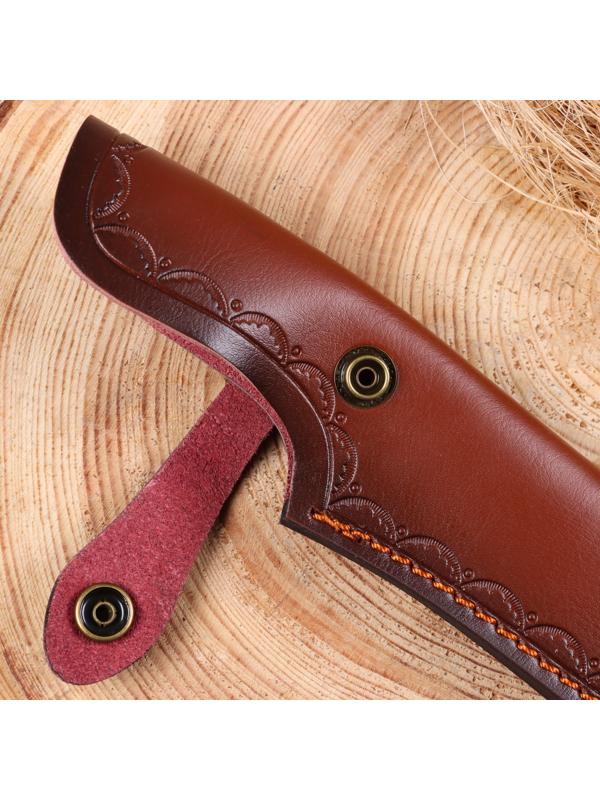 Ножны - чехол для ножа, под лезвие до 14,5 х 4 см, коричневый