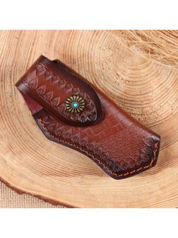Ножны - чехол для ножа, под нож до 12 х 4,5 см, коричневый