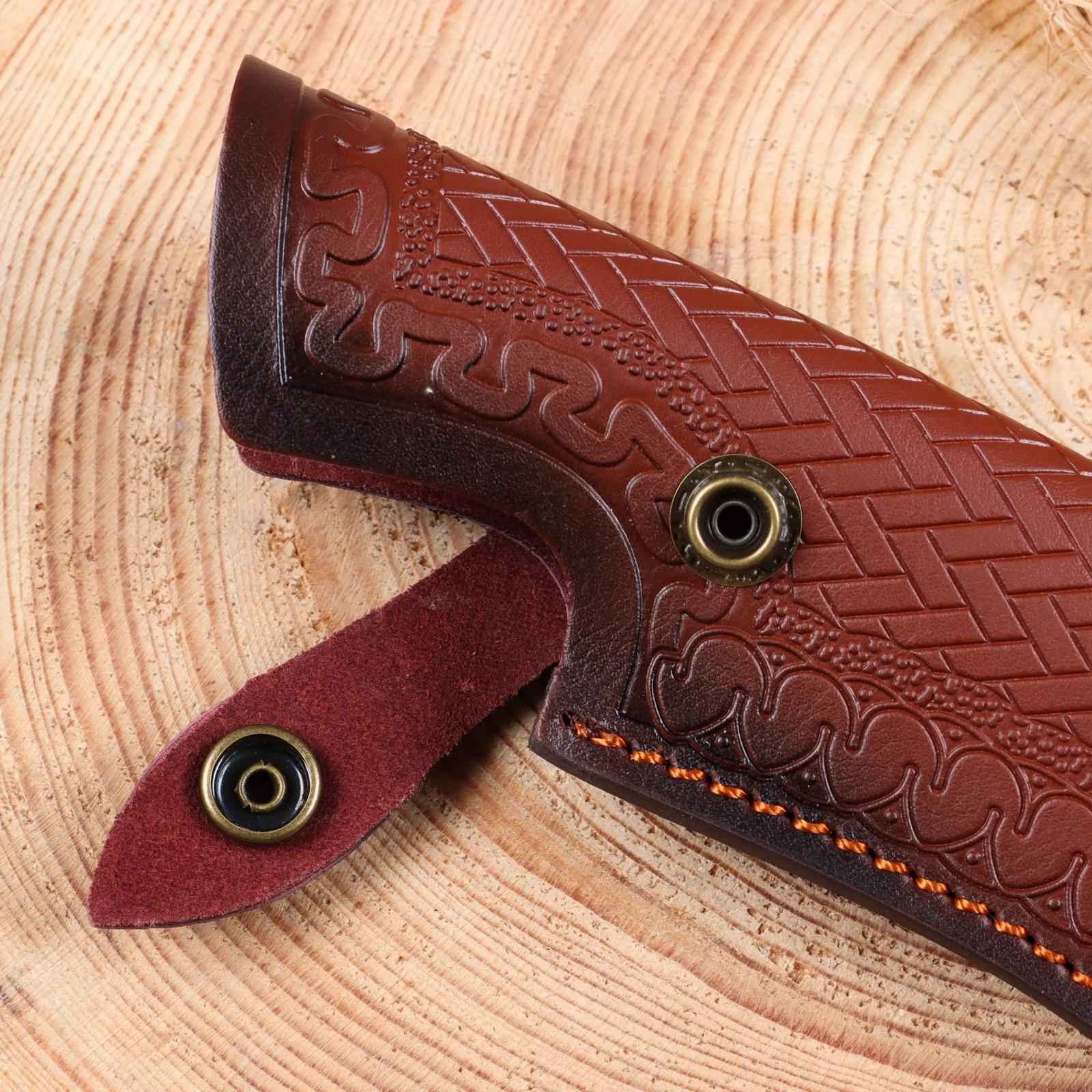 Ножны - чехол для ножа, под лезвие до 15 х 4,5 см, коричневый