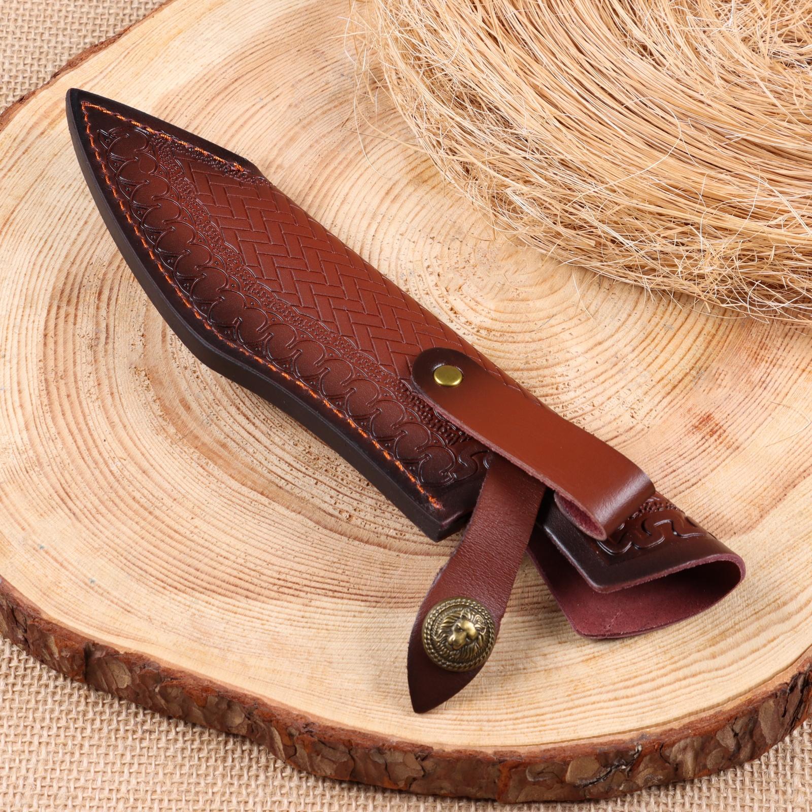Ножны - чехол для ножа, под лезвие до 15 х 4,5 см, коричневый