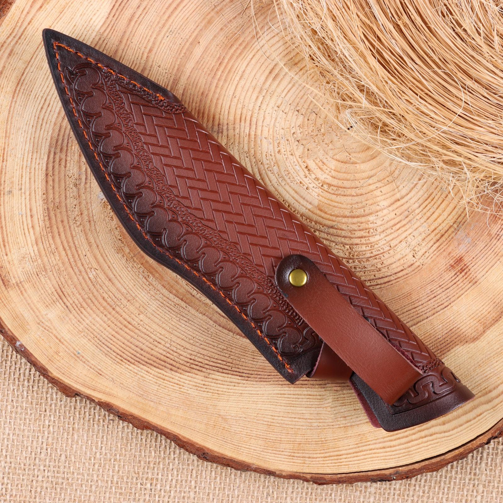Ножны - чехол для ножа, под лезвие до 15 х 4,5 см, коричневый