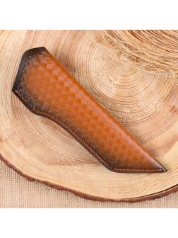 Ножны - чехол для ножа, под лезвие до 15,5 х 4 см, светло-коричневый