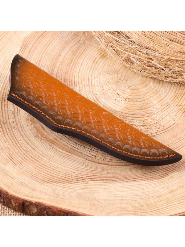 Ножны - чехол для ножа, под лезвие до 16 х 3 см, светло-коричневый