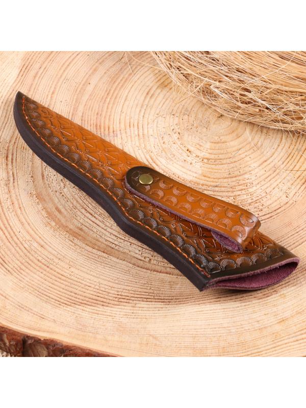 Ножны - чехол для ножа, под лезвие до 16 х 3 см, светло-коричневый