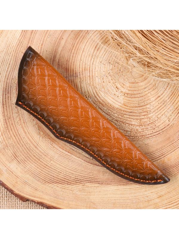 Ножны - чехол для ножа, под лезвие до 16 х 3 см, светло-коричневый