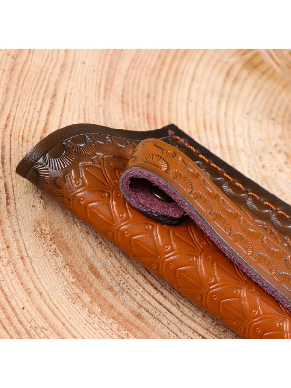 Ножны - чехол для ножа, под лезвие до 16 х 3 см, светло-коричневый