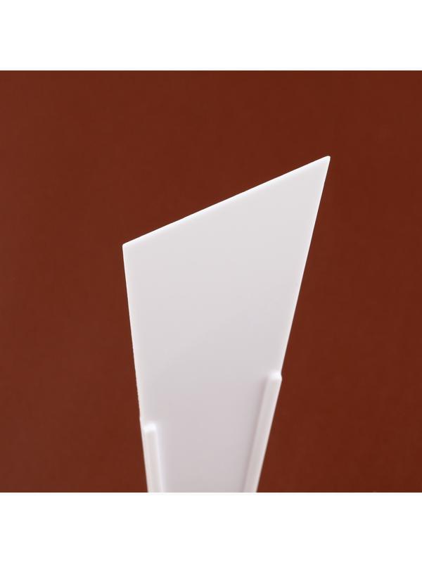 Набор шпателей для нанесения клея на кожу, 20 мм - 40 мм, 3 шт, цвет белый