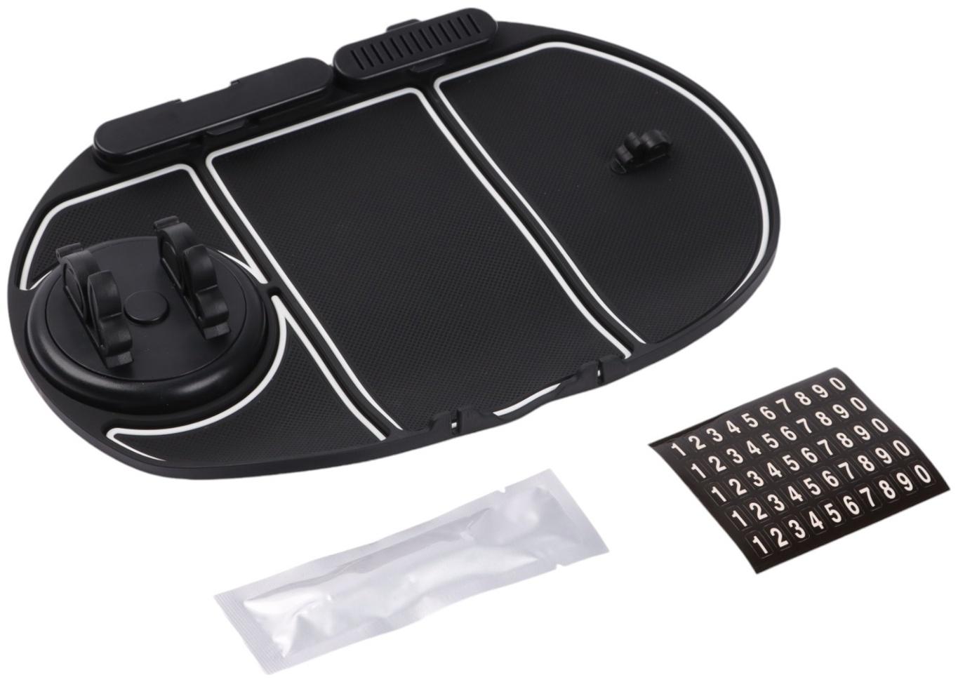 Коврик на панель автомобиля, 24×18 см, органайзер