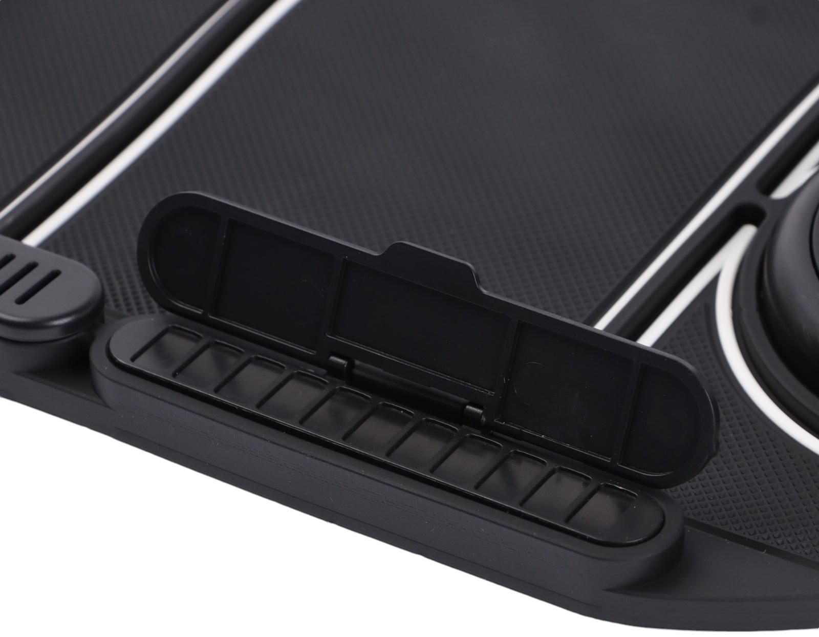 Коврик на панель автомобиля, 24×18 см, органайзер