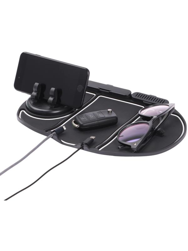 Коврик на панель автомобиля, 24×18 см, органайзер