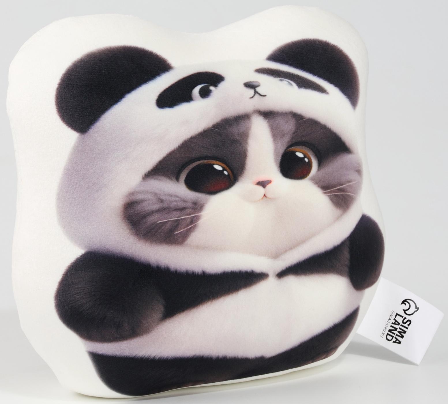 Игрушка антистресс «Котик в костюме панды»