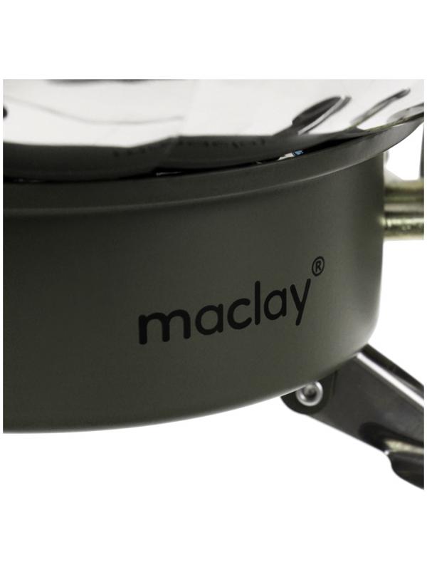 Плита газовая портативная maclay, для кемпинга, с ветрозащитой, 12×12 см, малая, круглая