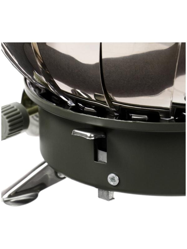 Плита газовая портативная maclay, для кемпинга, с ветрозащитой, 17×13 см, большая, круглая