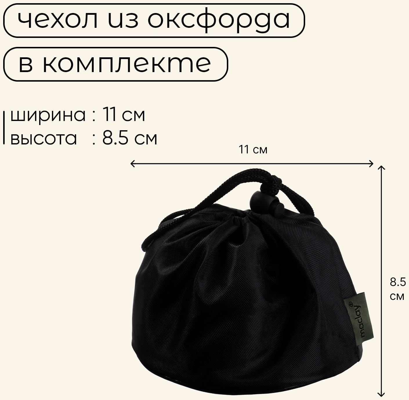 Плита газовая портативная maclay, для кемпинга, 15×15×9 см, квадратная