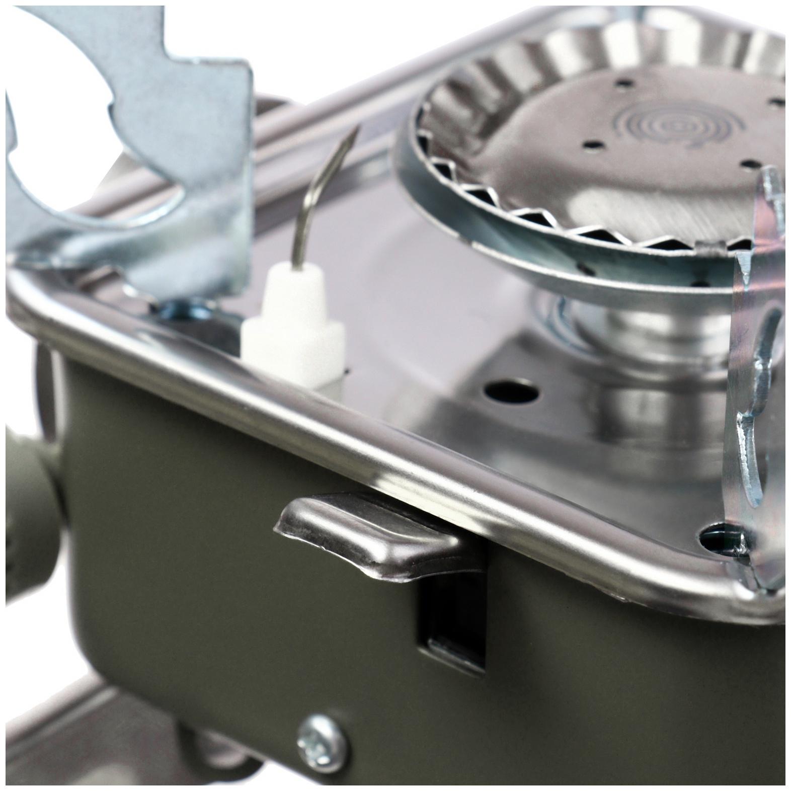 Плита газовая портативная maclay, для кемпинга, 15×15×9 см, квадратная