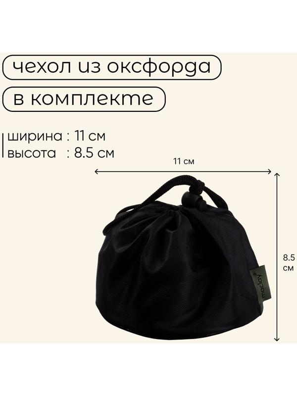 Плита газовая портативная maclay, для кемпинга, 15×15×9 см, квадратная