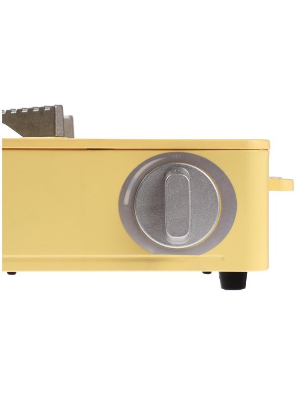 Плита газовая портативная maclay, для кемпинга, 20×32.5×10.5 см, бежевая