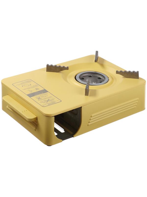 Плита газовая портативная maclay, для кемпинга, 20×32.5×10.5 см, бежевая