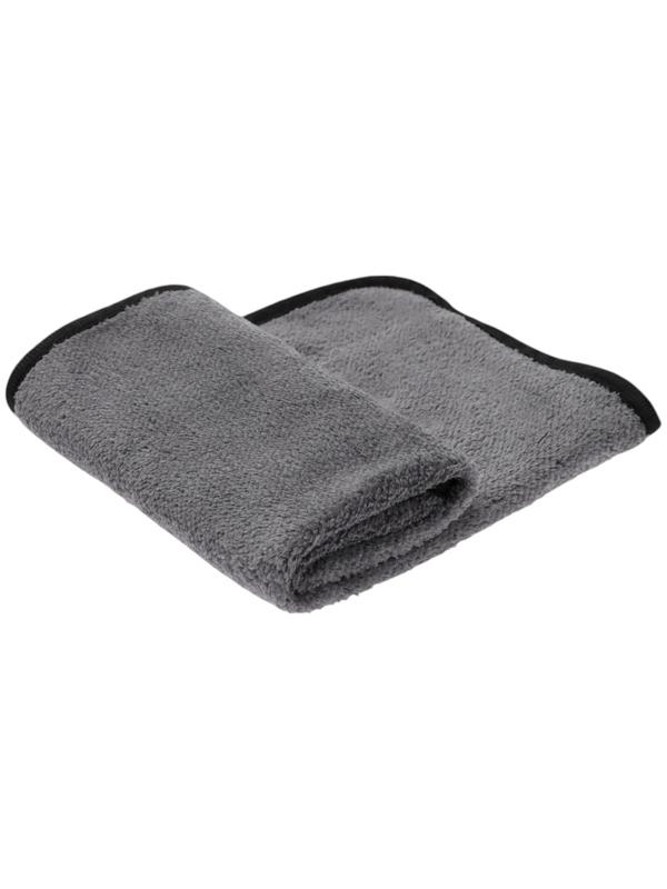 Тряпка для мытья авто, CARTAGE, микрофибра, 400 г/м², 30×40 cм, розово-серая