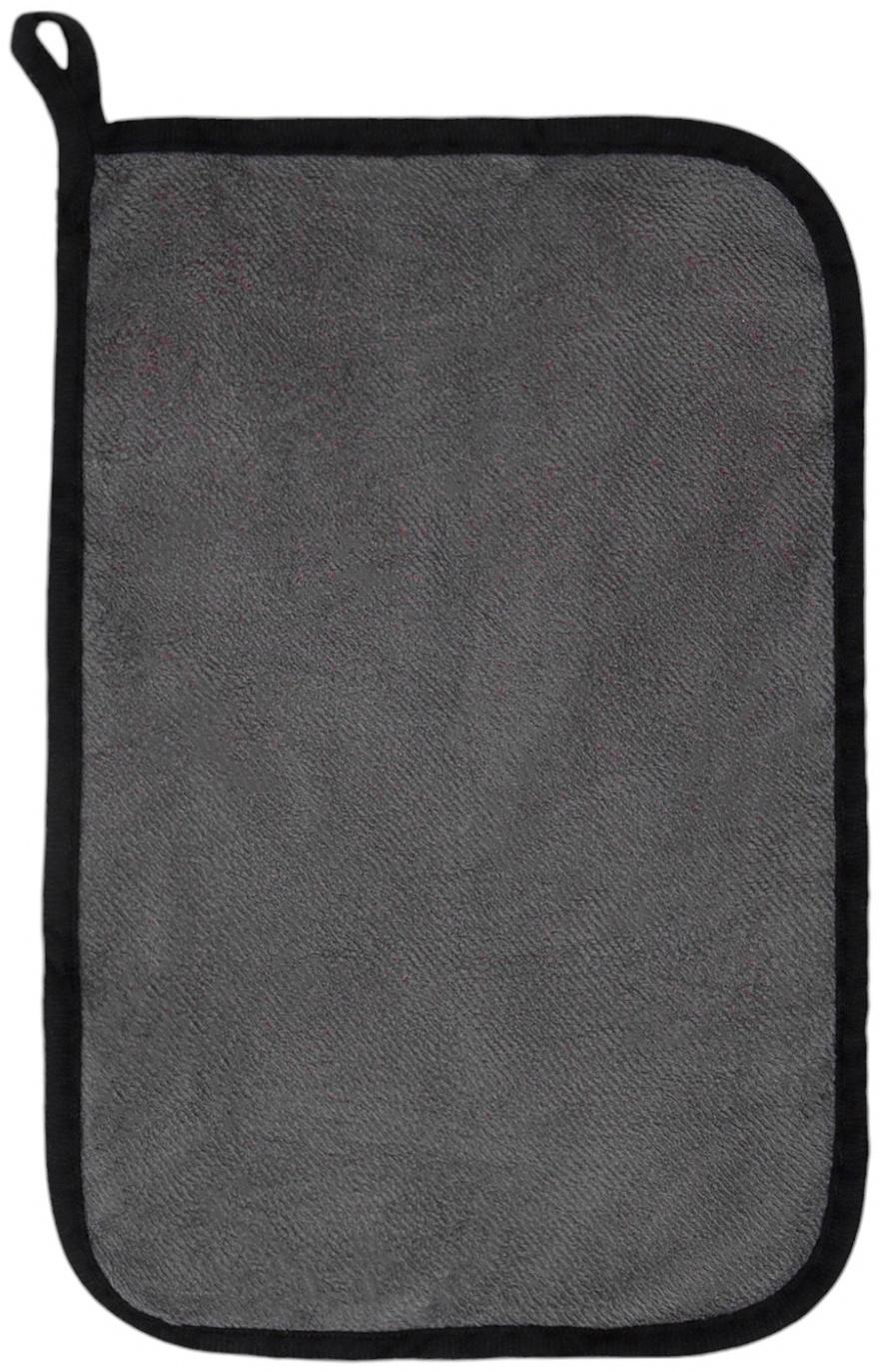 Тряпка для мытья авто, CARTAGE, микрофибра, 400 г/м², 20×30 cм, розово-серая