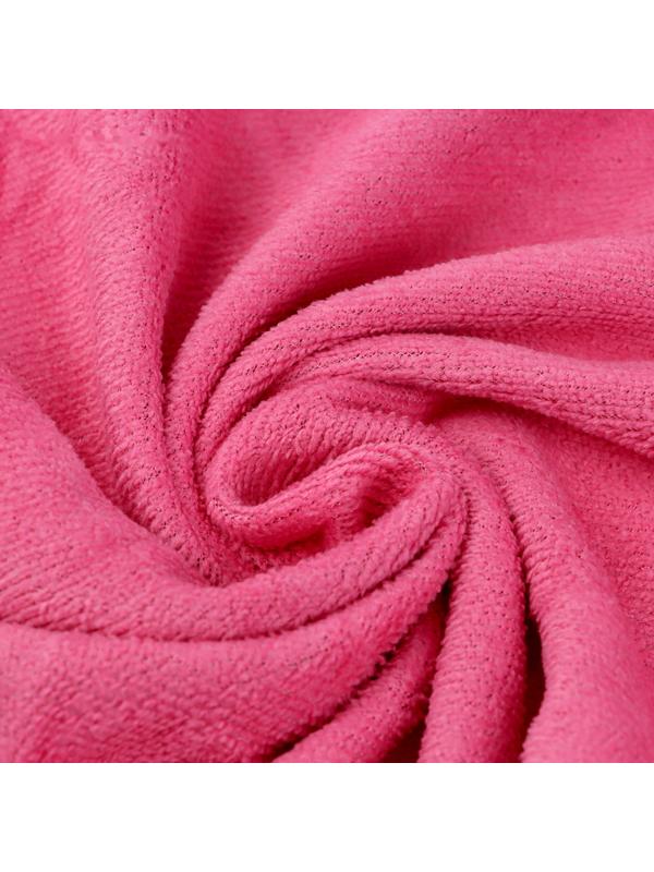 Тряпка для мытья авто, CARTAGE, микрофибра, 400 г/м², 40×60 cм, розово-серая