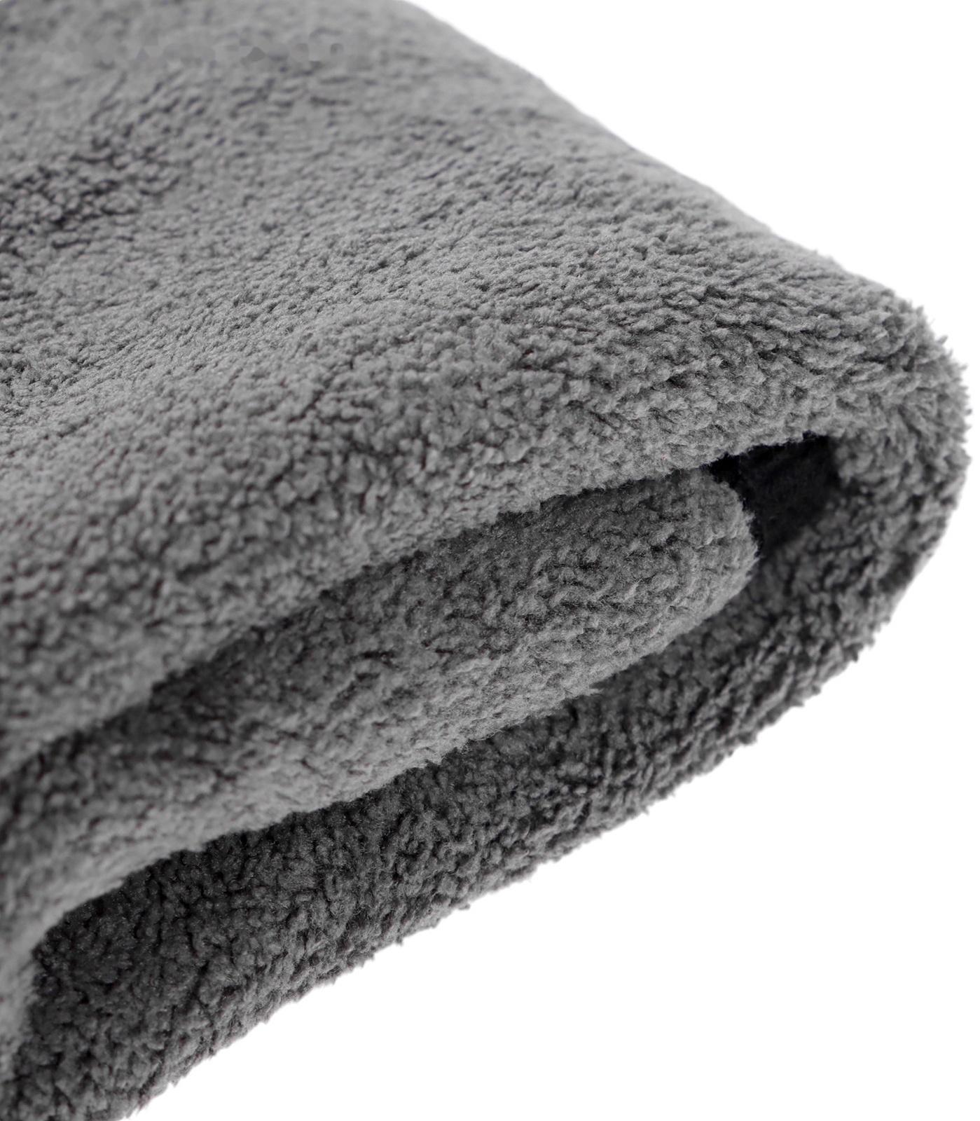 Тряпка для мытья авто CARTAGE, микрофибра, 30×40 см, розово-серый