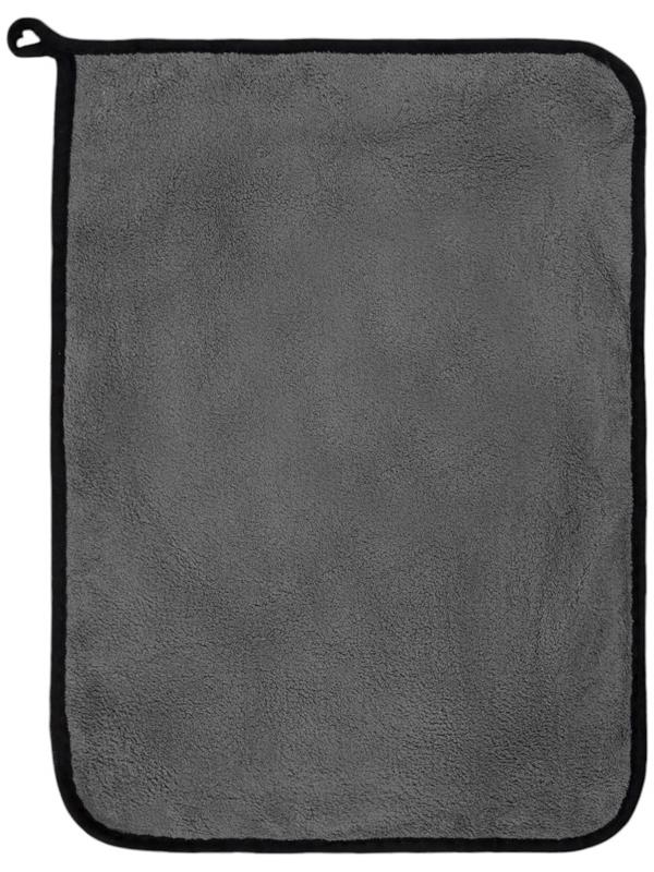 Тряпка для мытья авто CARTAGE, микрофибра, 30×40 см, розово-серый