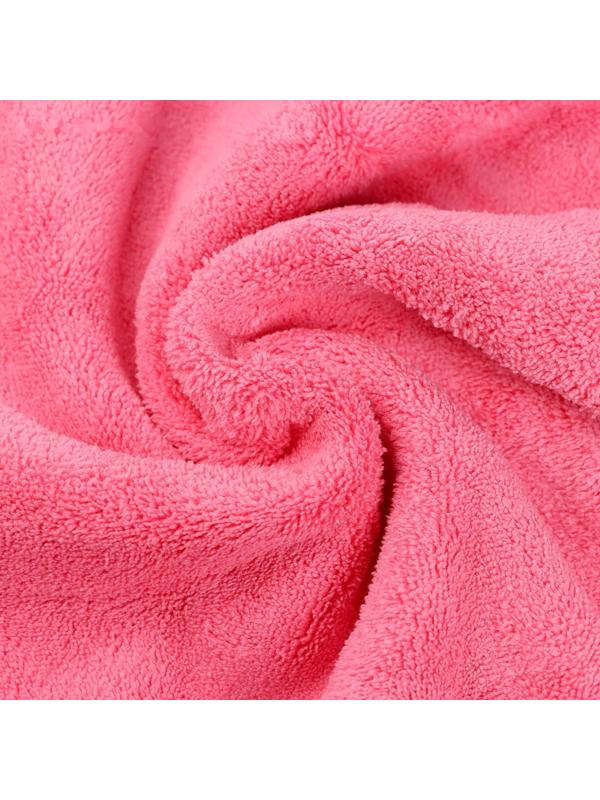 Тряпка для мытья авто CARTAGE, микрофибра, 30×40 см, розово-серый