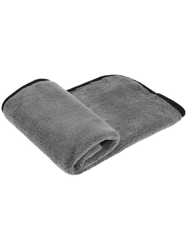 Тряпка для мытья авто CARTAGE, микрофибра, 30×40 см, розово-серый