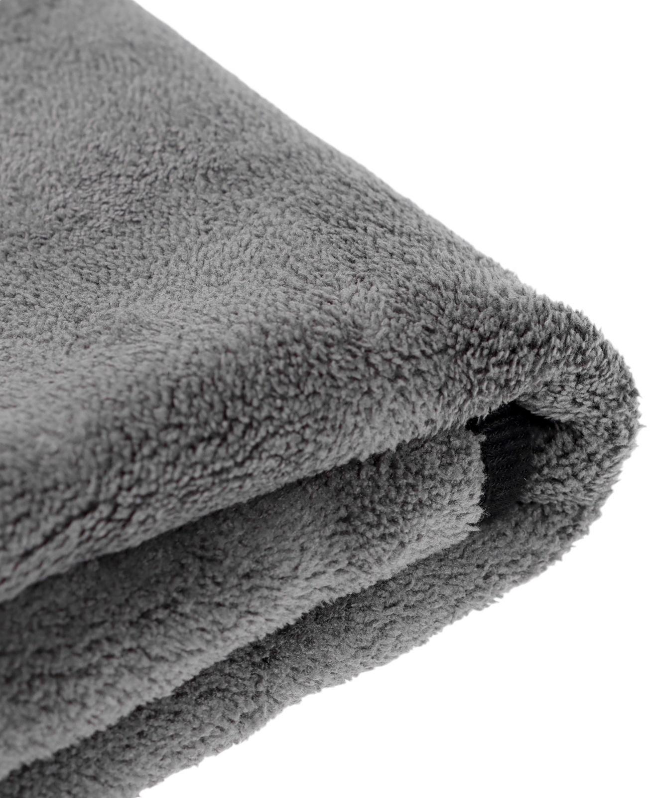 Тряпка для мытья авто CARTAGE, микрофибра, 40×60 см, розово-серый