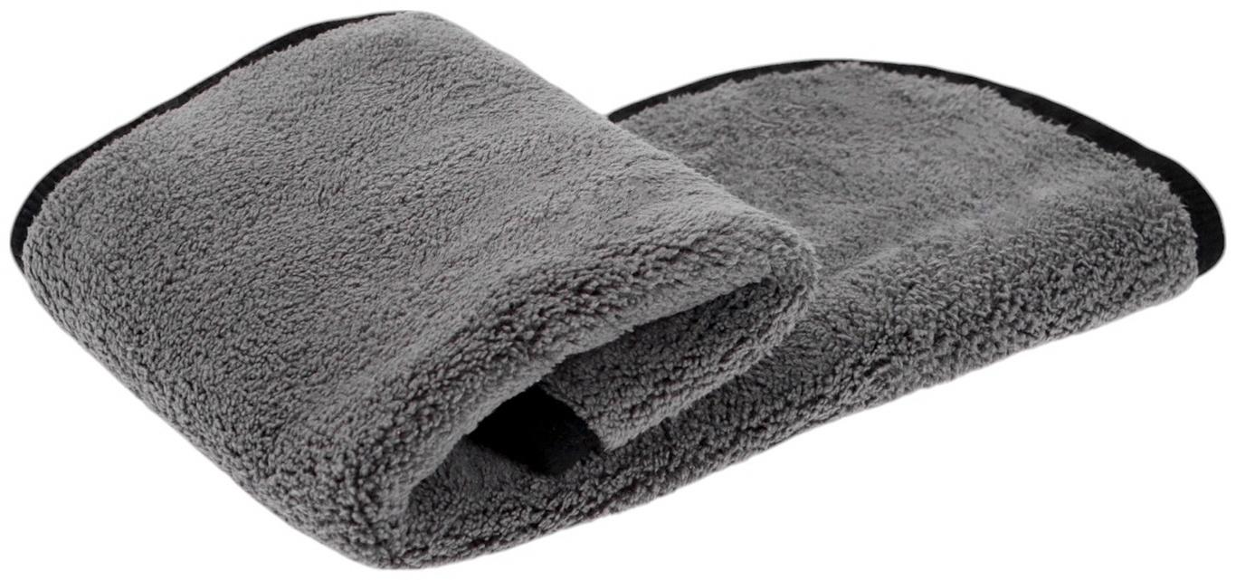 Тряпка для мытья авто CARTAGE, микрофибра, 800 г/м², 20×30 см, розово-серый