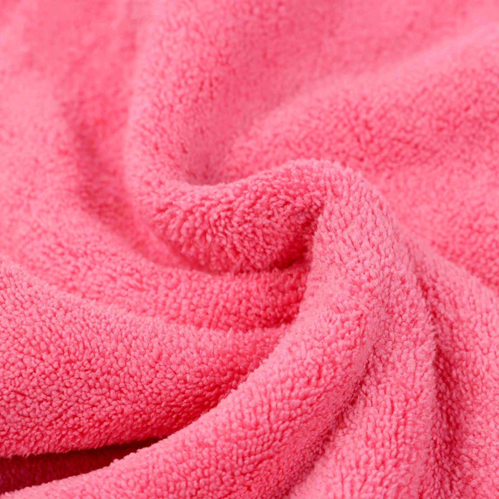 Тряпка для мытья авто CARTAGE, микрофибра, 800 г/м², 20×30 см, розово-серый