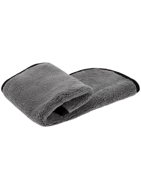 Тряпка для мытья авто CARTAGE, микрофибра, 800 г/м², 20×30 см, розово-серый