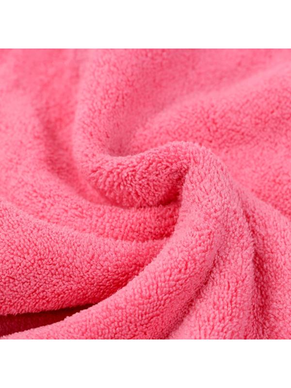 Тряпка для мытья авто CARTAGE, микрофибра, 800 г/м², 20×30 см, розово-серый