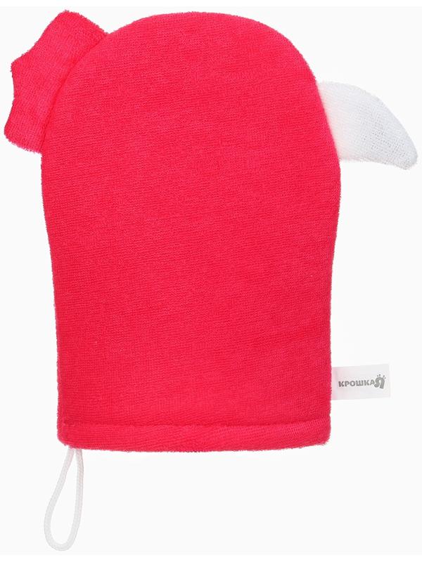 Детская мочалка для купания Крошка Я «Фламинго», махра