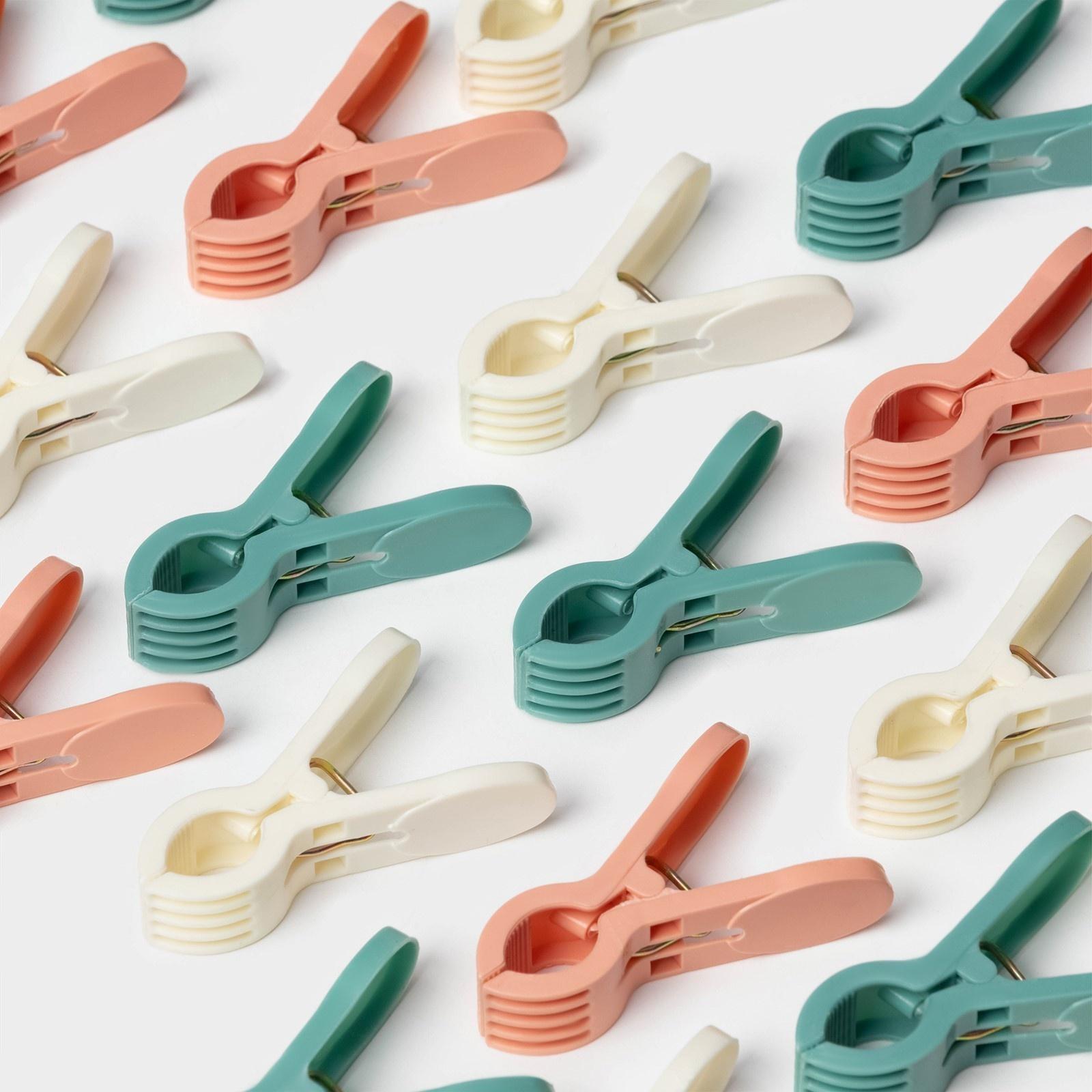 Прищепки для белья Доляна, 24 шт, 7×1,5 см, ширина низа 4,5 см