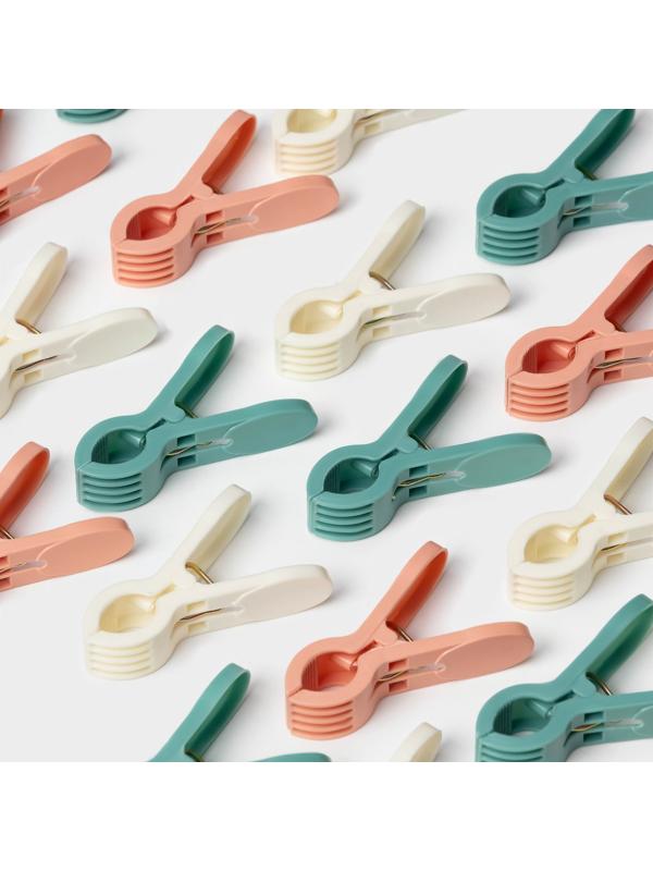 Прищепки для белья Доляна, 24 шт, 7×1,5 см, ширина низа 4,5 см