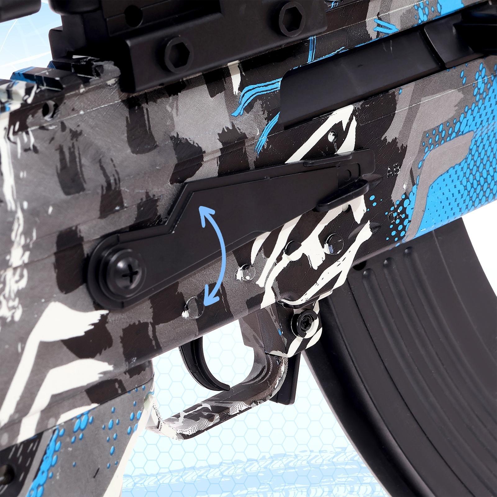 Автомат «АК-47», работает от аккумулятора, стреляет гелевыми пульками