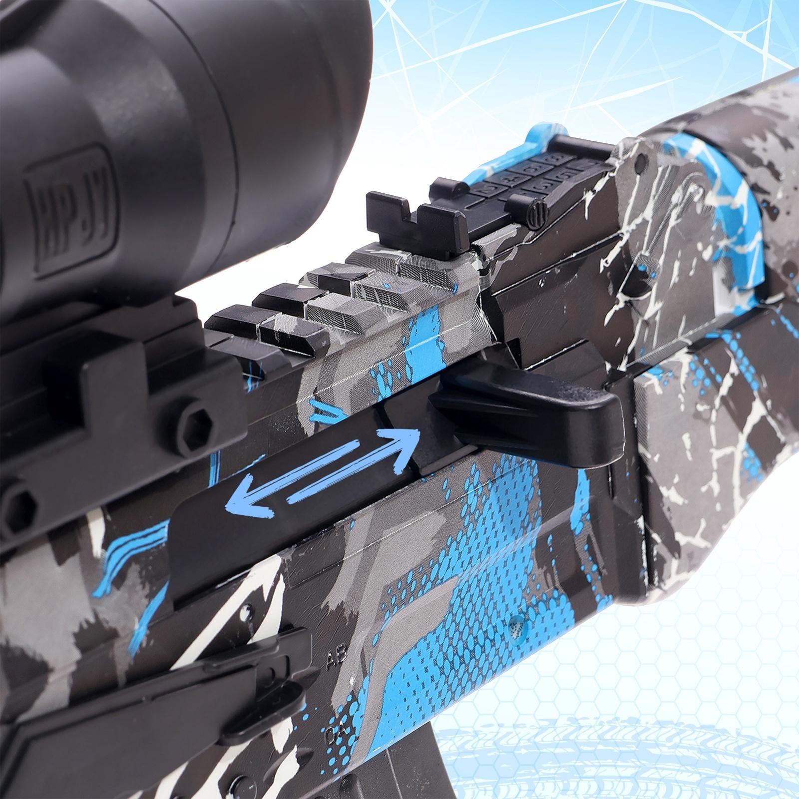 Автомат «АК-47», работает от аккумулятора, стреляет гелевыми пульками