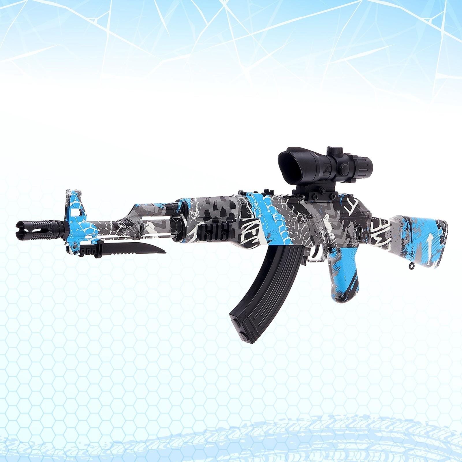 Автомат «АК-47», работает от аккумулятора, стреляет гелевыми пульками