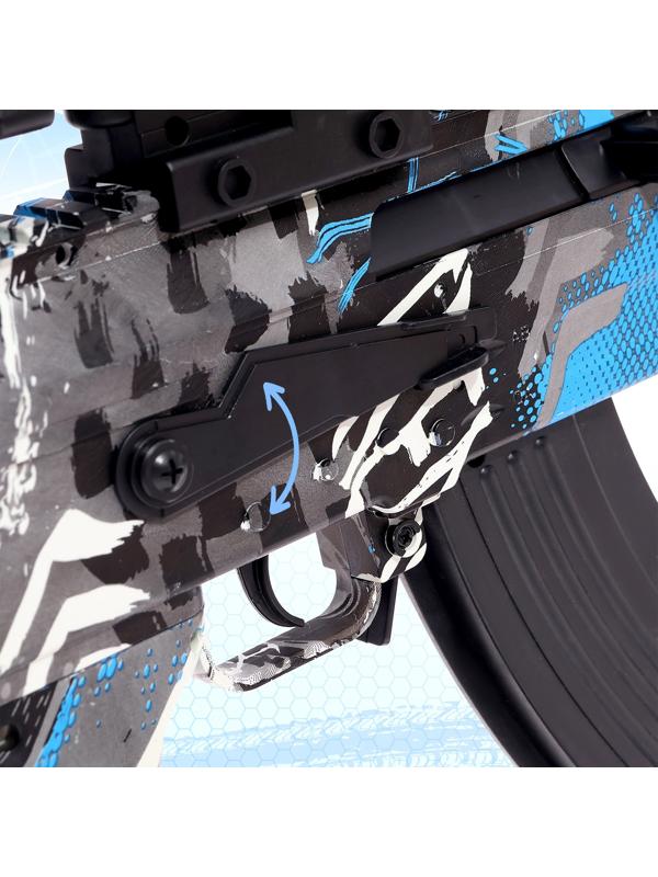 Автомат «АК-47», работает от аккумулятора, стреляет гелевыми пульками