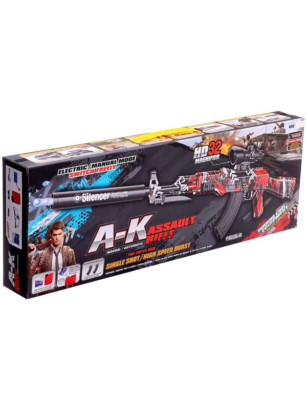 Автомат «АК-47», работает от аккумулятора, стреляет гелевыми пульками