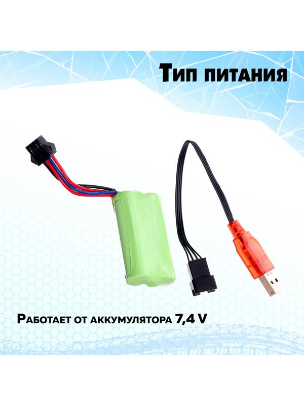 Автомат «АК-47», работает от аккумулятора, стреляет гелевыми пульками