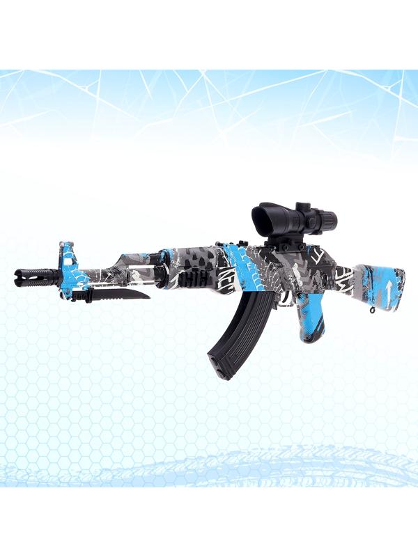 Автомат «АК-47», работает от аккумулятора, стреляет гелевыми пульками