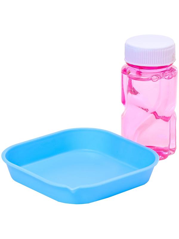 Генератор мыльных пузырей «Веселье», голубой, 7,5 × 17 × 14,5 см