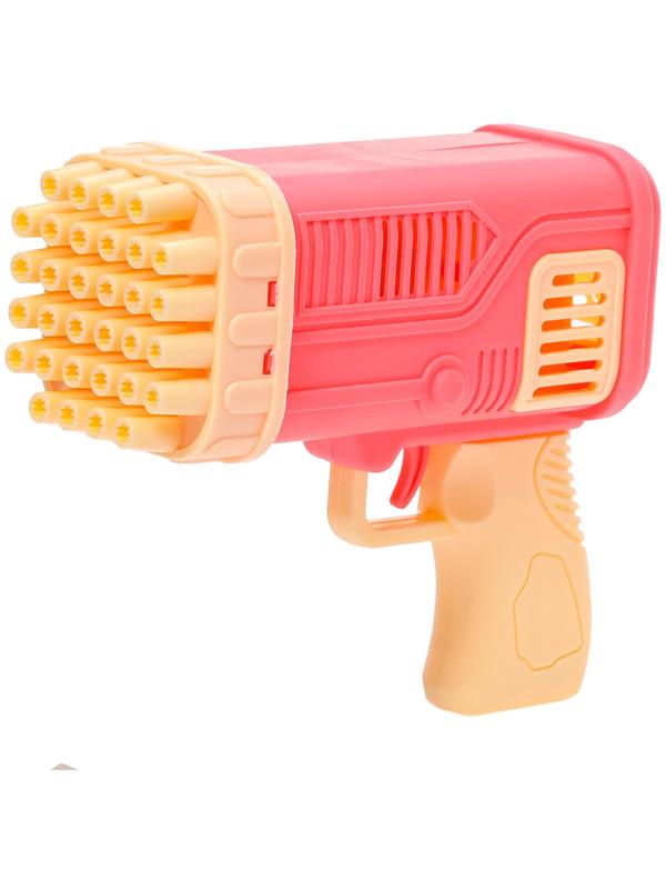 Генератор мыльных пузырей «Веселье», розовый, 7,5 × 17 × 14,5 см