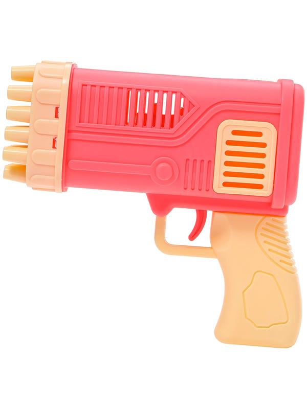 Генератор мыльных пузырей «Веселье», розовый, 7,5 × 17 × 14,5 см